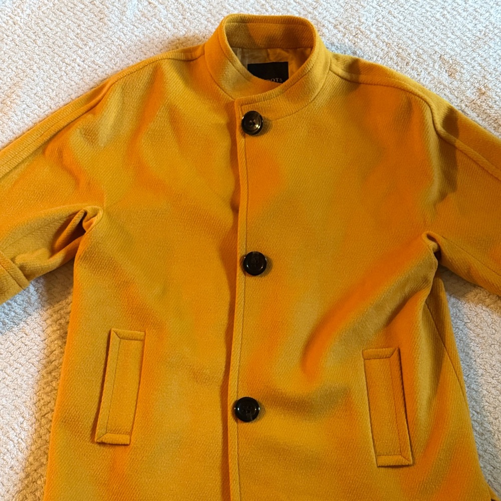 Talbots yellow and orange long coat 
New with tags 
Beautiful coat